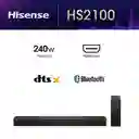 Barra de Sonido Hisense Hs2100 240 W 2.1 Sound Bar 2100 Negro