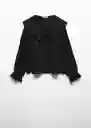 Blusa Riding Negro Talla 19 Teen Niñas Mango