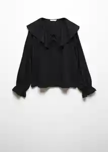 Blusa Riding Negro Talla 19 Teen Niñas Mango