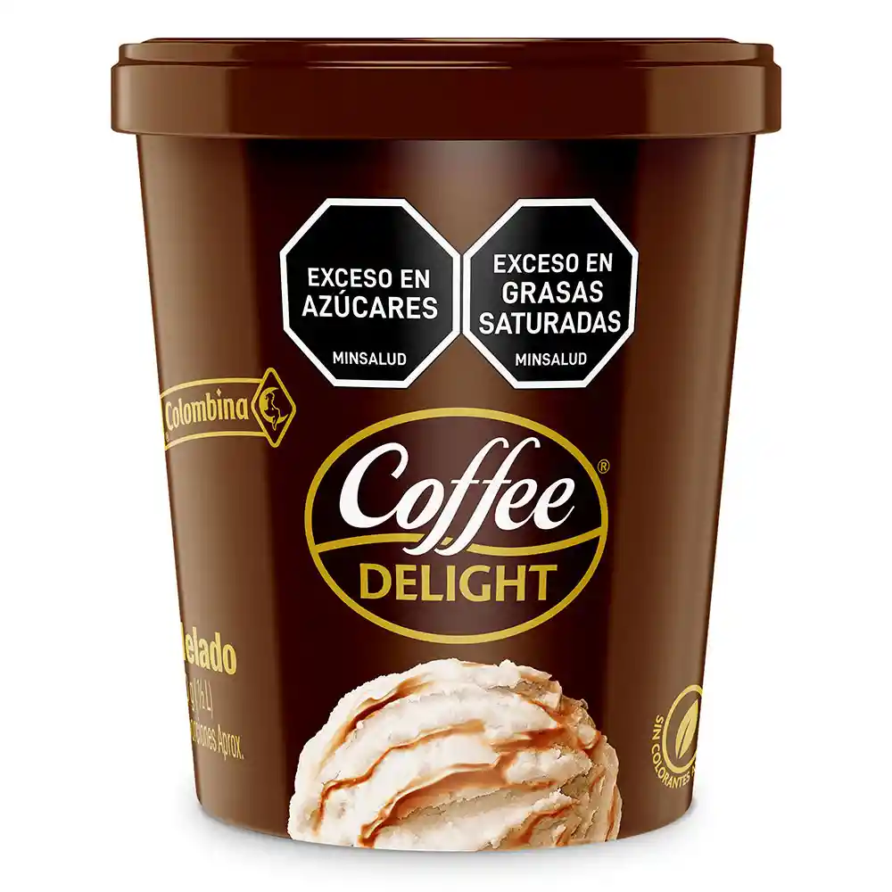 Coffee Delight Helado Sabor Café con Salsa de Arequipe