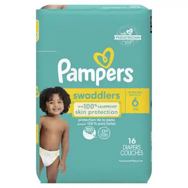 Swaddlers Pañales S6 16 Unidades