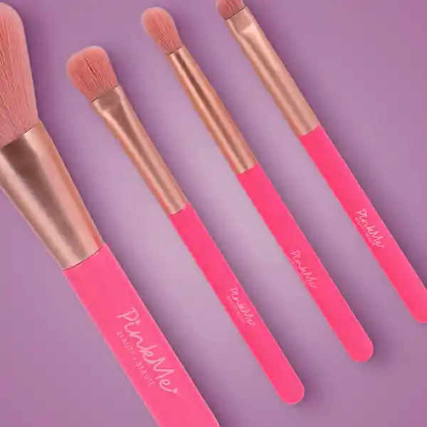 Set Brochas Cosméticas Series Pink Me Miniso