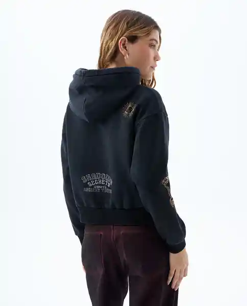 Buzo Mujer Negro Talla M 689f003 Americanino