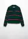 Jersey Mosco Verde Talla S Mujer Mango