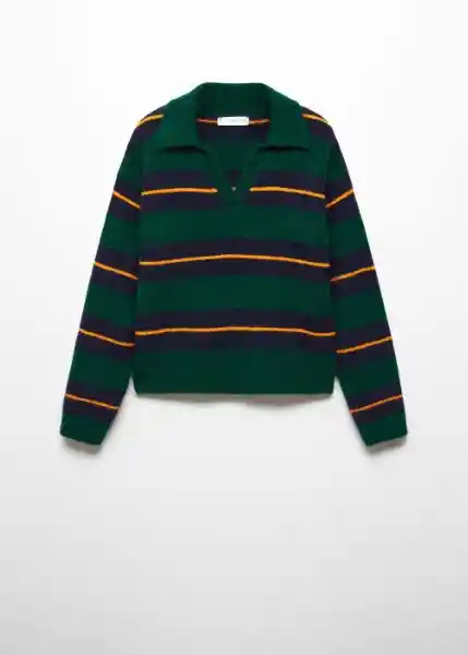 Jersey Mosco Verde Talla S Mujer Mango