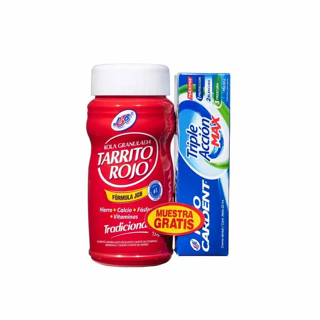 Tarrito Rojo Kit Kola Granulada Tradicional + Fluocardent Crema