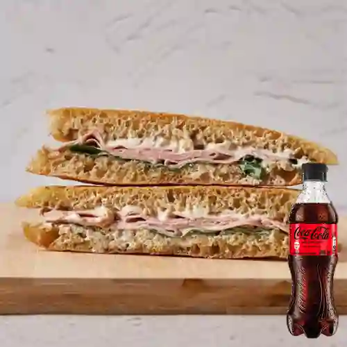 Combo Sándwich Tre Pistacchio +Cocacola S/az 400ml