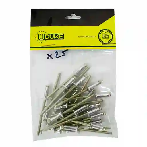 Pop Uduke Pack Remache5 4 Natural 5/32 X 3/8"