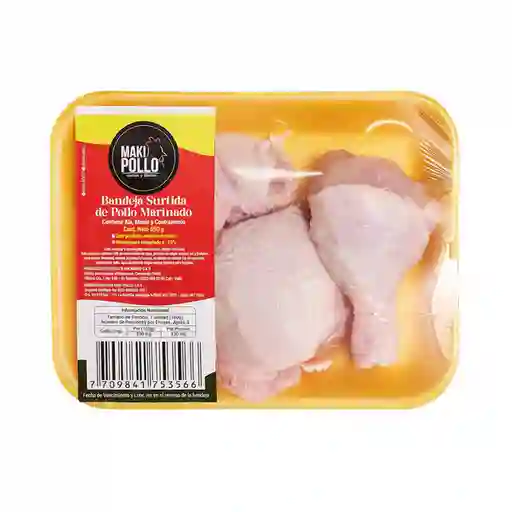 Maki Pollo Bandeja Surtida