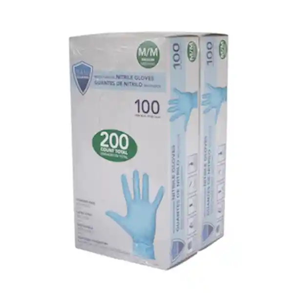 Sani-Guard Guantes Desechables Multiusos Nitrilo Mediana