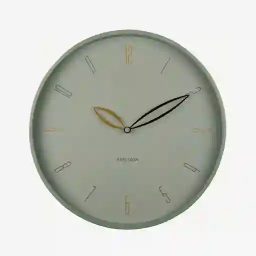 Present Time Reloj de Pared Mecanismo Silencioso Petalos Beige