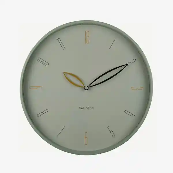 Present Time Reloj de Pared Mecanismo Silencioso Petalos Beige