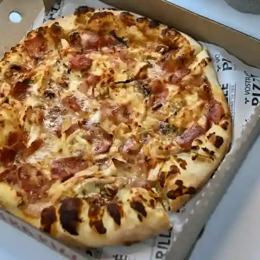 Pizza grande carbonara