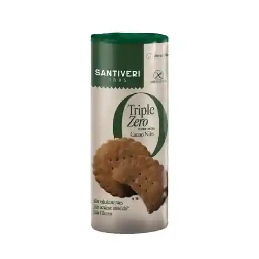 Galletas Triple Zero y Nibs de Cacao - Santiveri