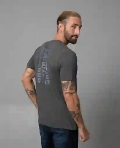 Camiseta Hombre Gris XL 102G104_GRI163915 Rifle