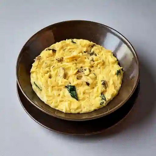 Orzo Cremoso con Hongos y Espinacas..
