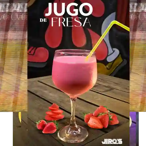 Jugo de fresa
