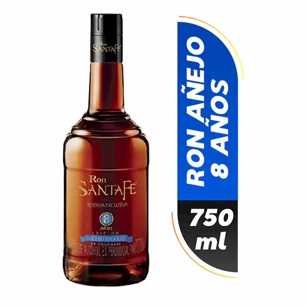 Ron Santafe 8 años 750 ml