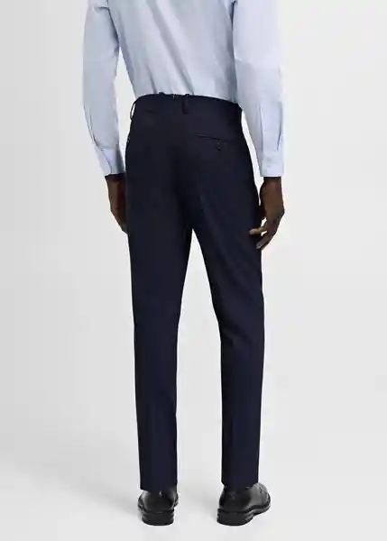 Pantalón Milan Navy Talla 46 Hombre Mango