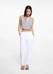 Top Barbara Off White Talla 23 Niñas Mango