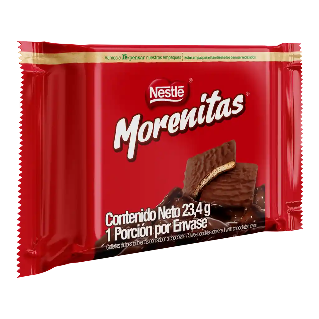 Galletas MORENITAS cubiertas con chocolate 23,4g