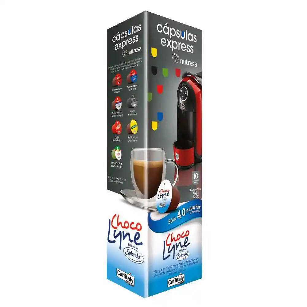 Choco Lyne Chocolate Express en Capsulas