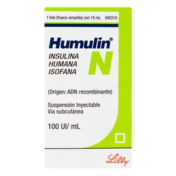 Humulin N Solucion Inyectable 10 Ampollas 100 Ui