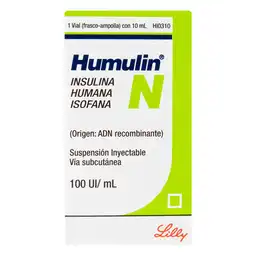 Humulin N Solucion Inyectable 10 Ampollas 100 Ui