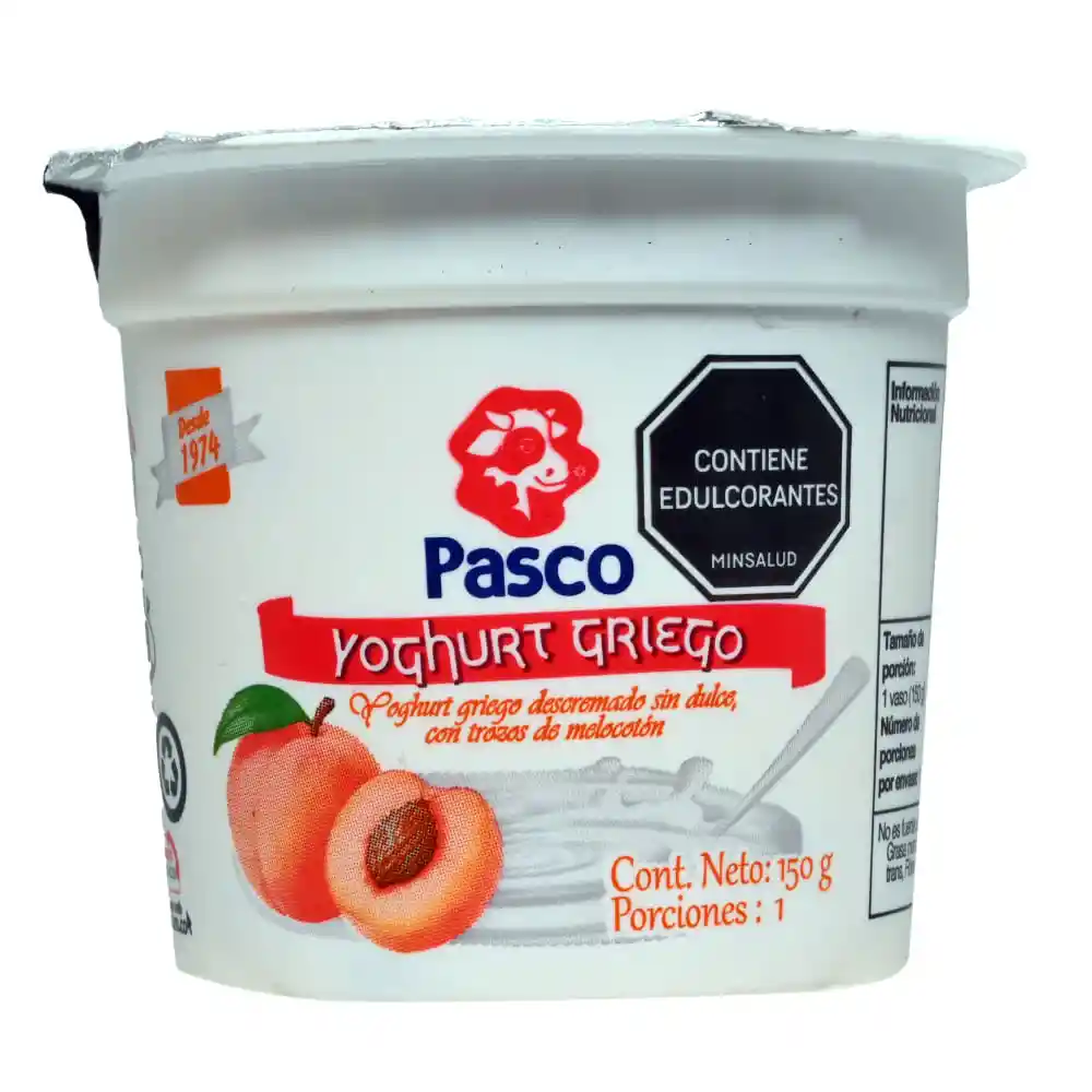 Yogurt Griego Pasco Melocot S/dulc