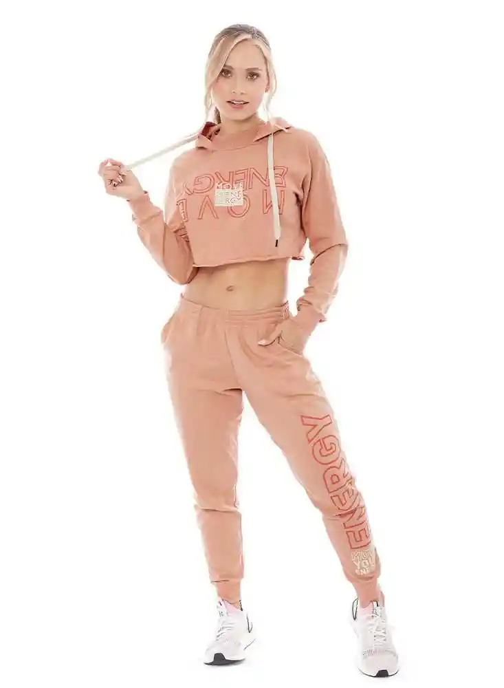 Chompa Deportiva Mujer L-palo Rosa