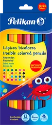 Pelikan Colores Redondos Bicolor X12U