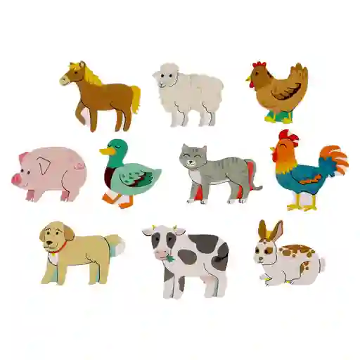 Rompecabezas Didáctico de Animales