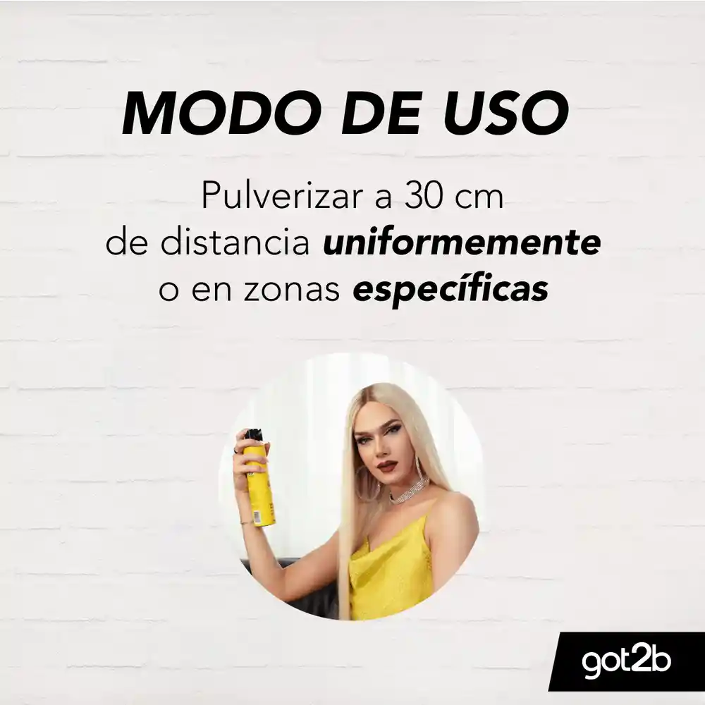 Laca para el cabello Glued Got2b 300 ml