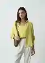Camisa Coral Mujer Verde Tilo Medio T L 012G377 Naf Naf