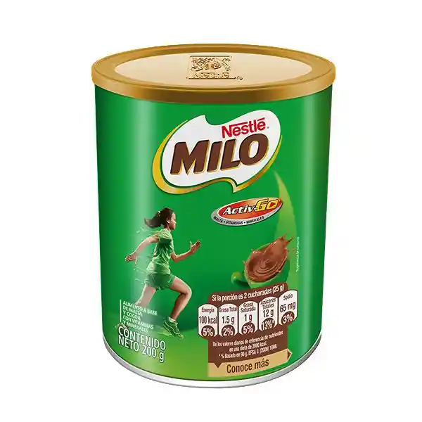 Milo Bebida en Polvo de Malta y Cocoa