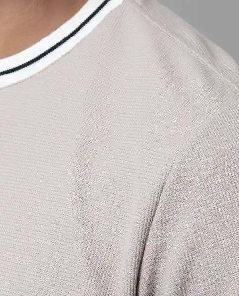 Camiseta Hombre Beige Talla XL 109G018_BEI151306 Rifle