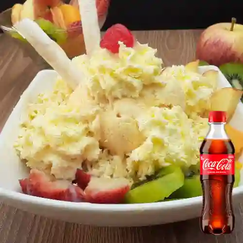 Combo Ensalada de Frutas Sencilla +Cocacola Orig 400ml