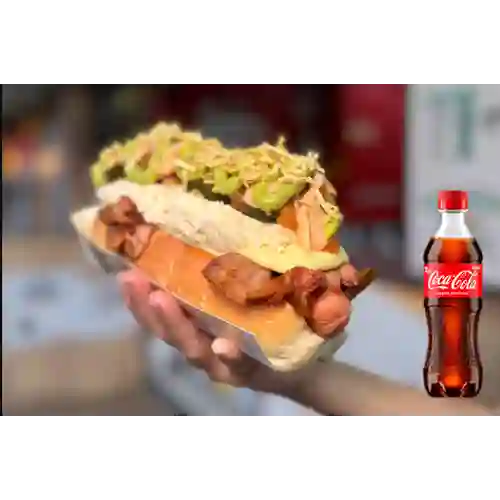 Combo Super Perra + Coca Cola Original 400 ml