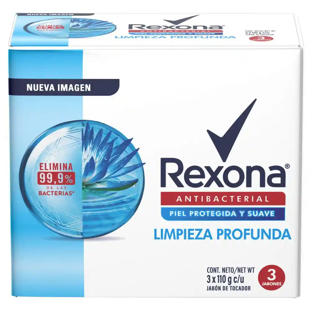 Rexona Jabón Antib Limp Prof