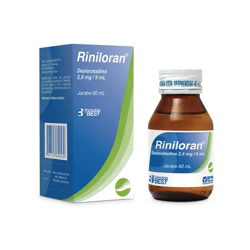 Riniloran Jarabe (2.5 mg)