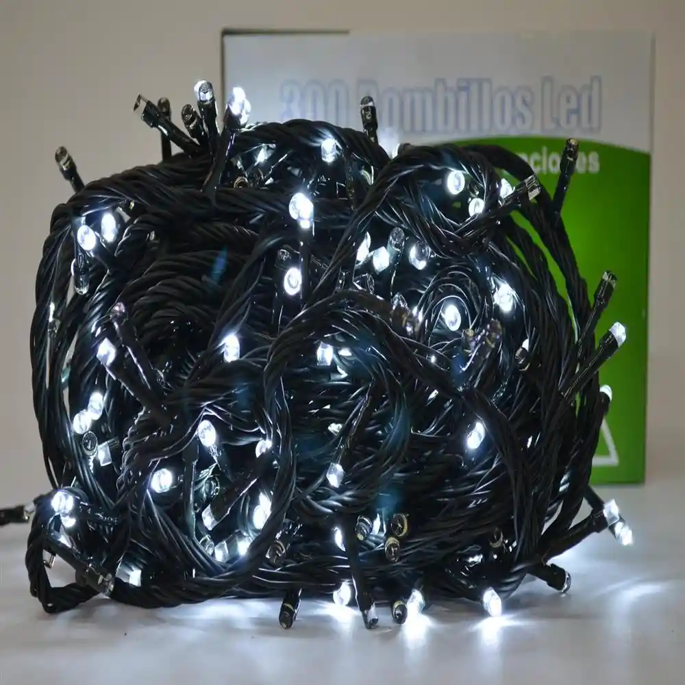 Luz X 200 Led C 8 Func - C Verde - End C -multic