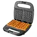 Wafflera Belga Power Ready 2 Rebanadas Acero Masterchef