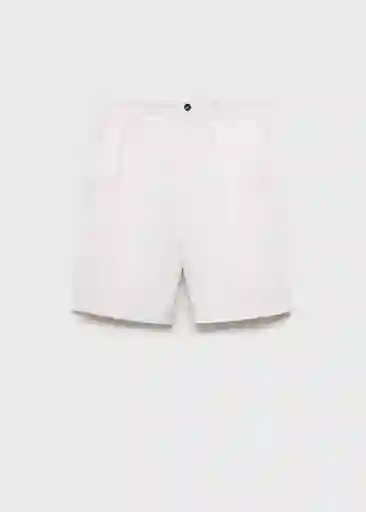 Bermuda Banarea Offwhite Talla 40 Hombre Mango