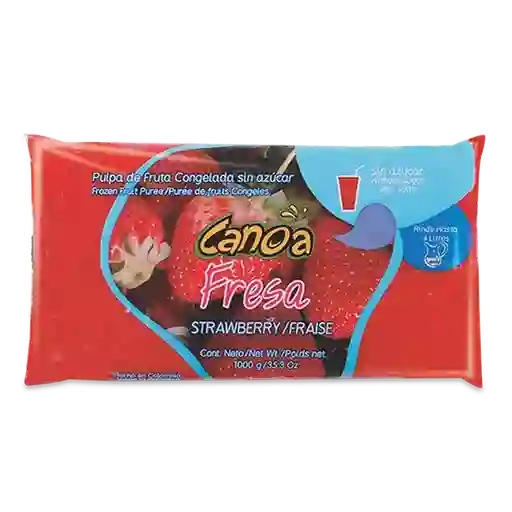 Canoa Pulpa de Fruta Fresa