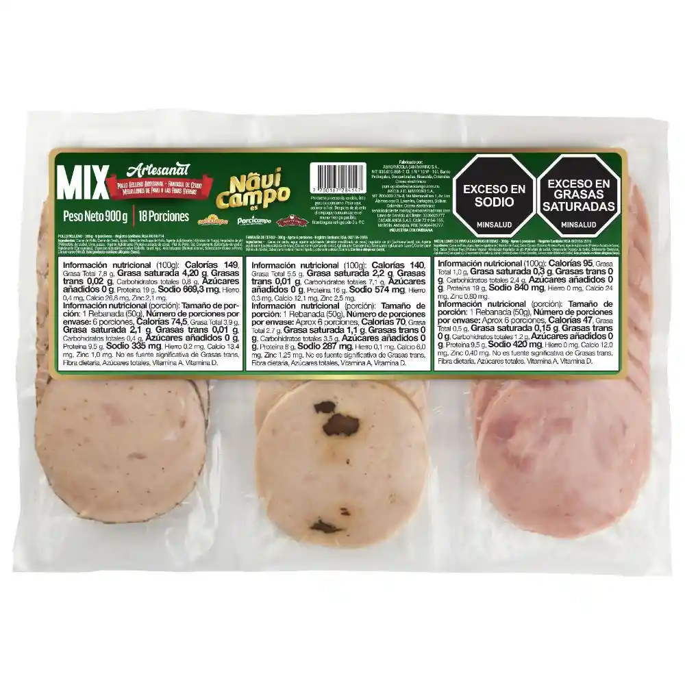 Cena Navid Avicampo Pollo+cerd+pavo