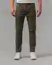 Pantalón Hombre Verde 34 160F101_VER190414 Rifle