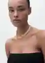 Top Julito Negro Talla S Mujer Mango