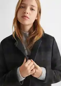 Abrigo Babylon Gris Talla 20 Teen Niñas Mango
