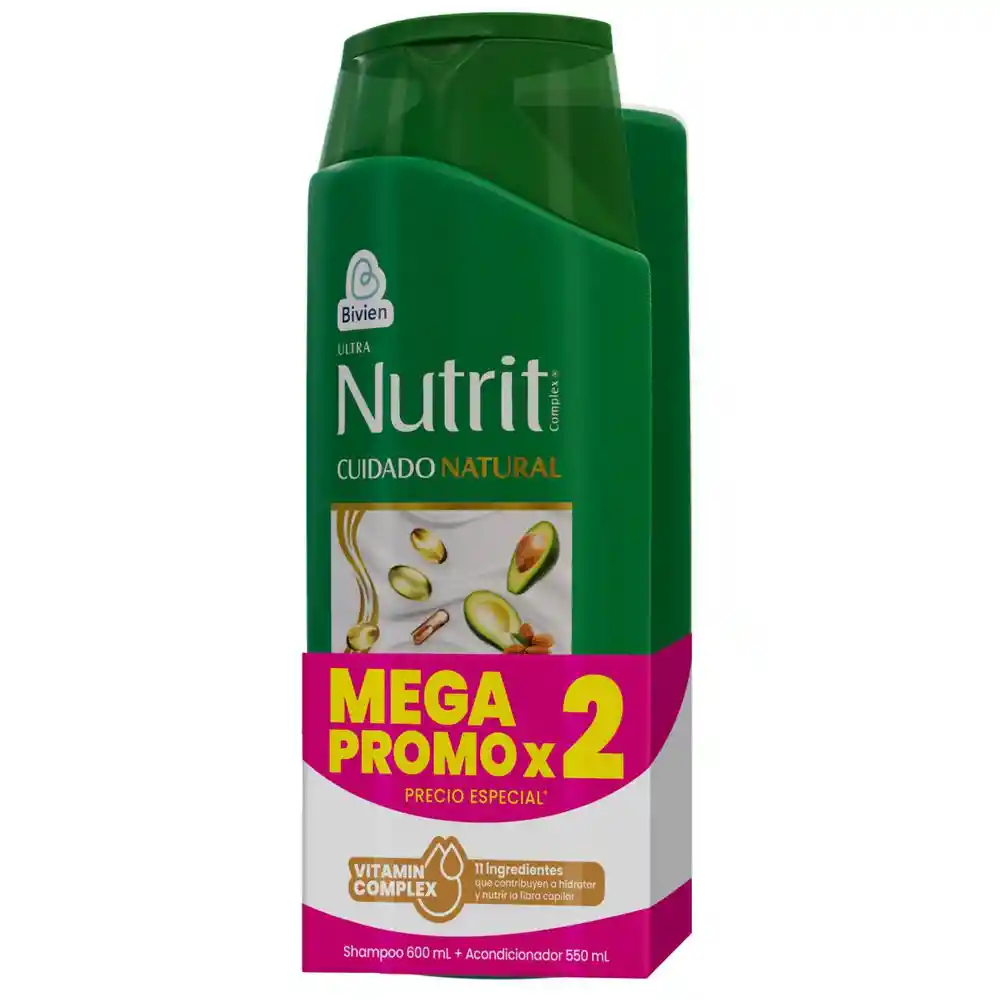 Nutrit Shampoo + Acondicionador Cuidado Natural