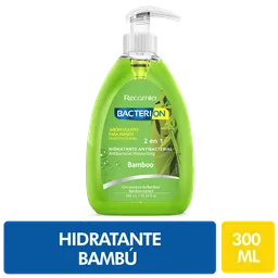 Bacterion Jabón Líquido con Bambú Hidratante Antibacterial para Manos